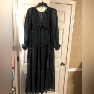 NWOT Evergreen V Neck Dress